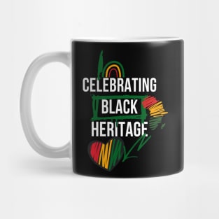 Black Heritage Celebration design Mug